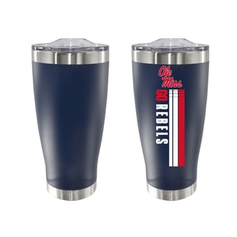 The Memory Company Ole Miss Rebels 20oz. Let's Go Stainless Steel Tumbler