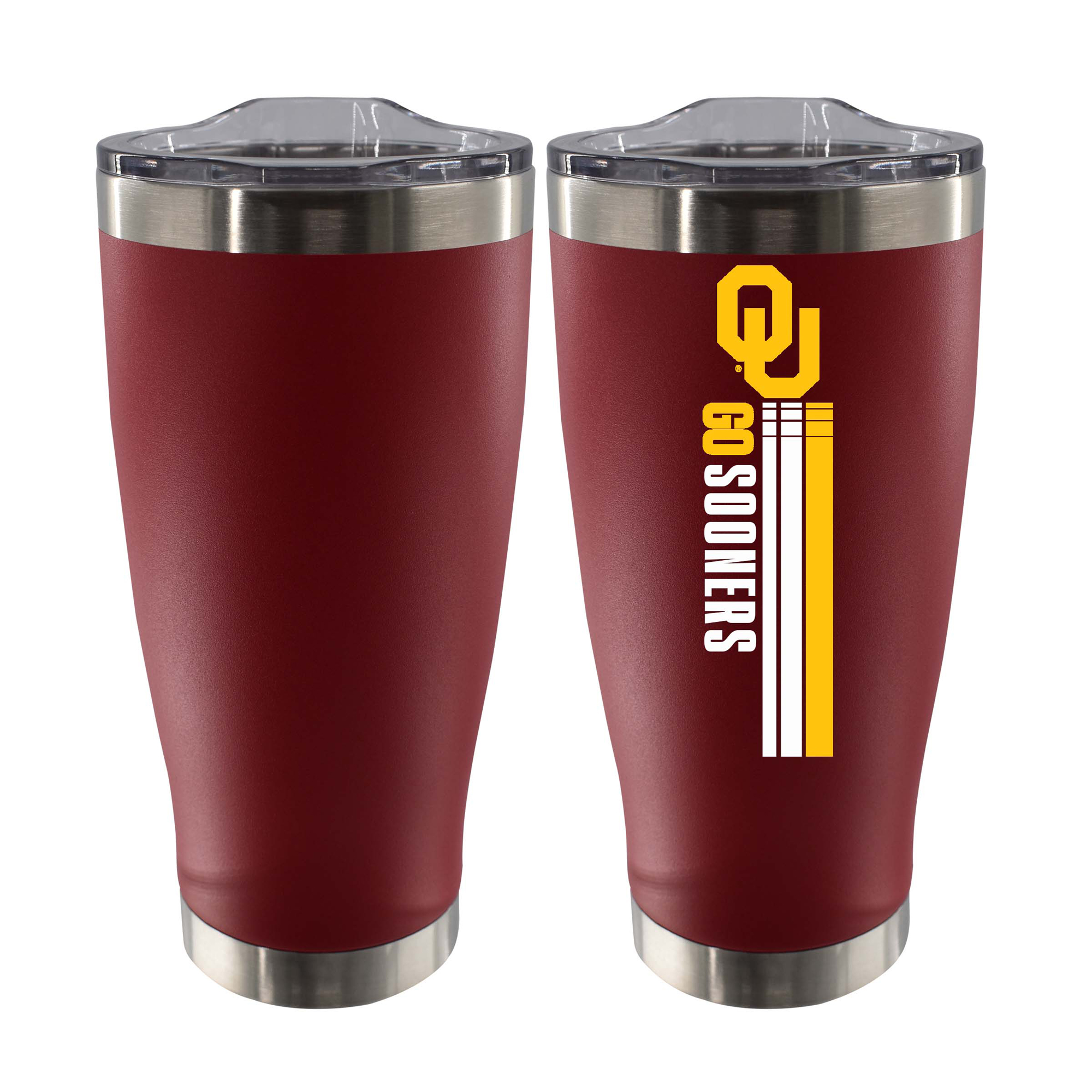 The Memory Company Oklahoma Sooners 20oz. Let's Go Stainless Steel Tumbler