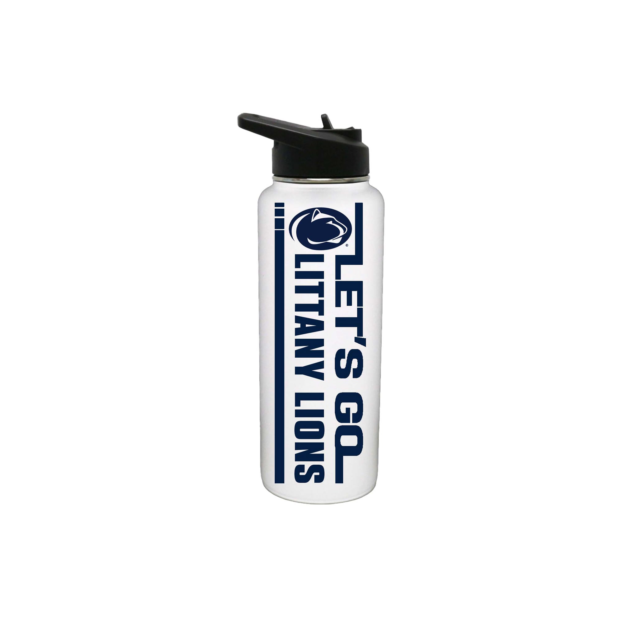 The Memory Company Penn State Nittany Lions 34oz. Let's Go Stainless Steel Quencher Bottle