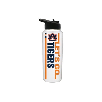 The Memory Company Auburn Tigers 34oz. Let's Go Stainless Steel Quencher Bottle