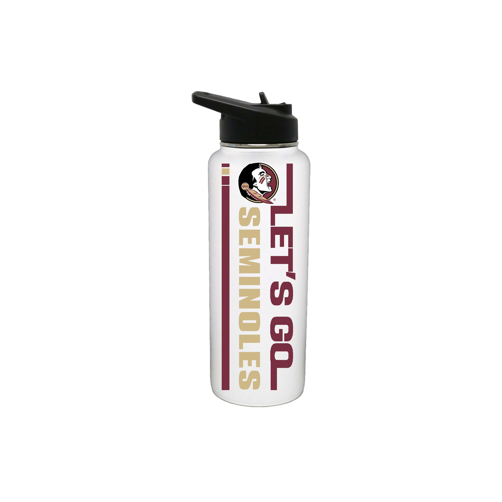 The Memory Company Florida State Seminoles 34oz. Let's Go Stainless Steel Quencher Bottle