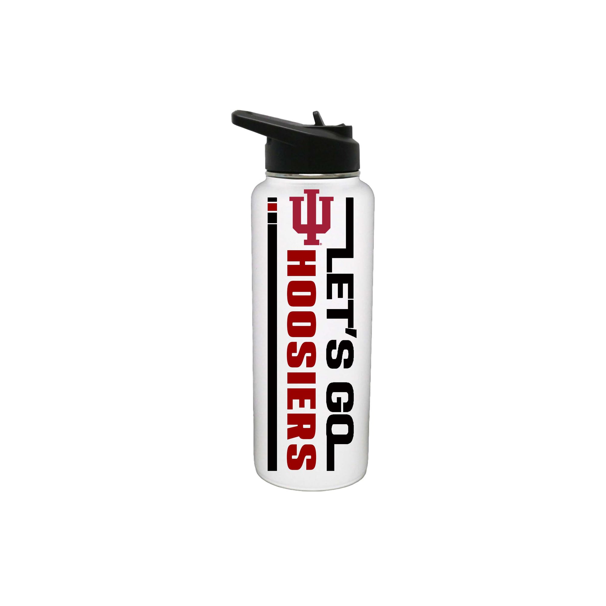 The Memory Company Indiana Hoosiers 34oz. Let's Go Stainless Steel Quencher Bottle