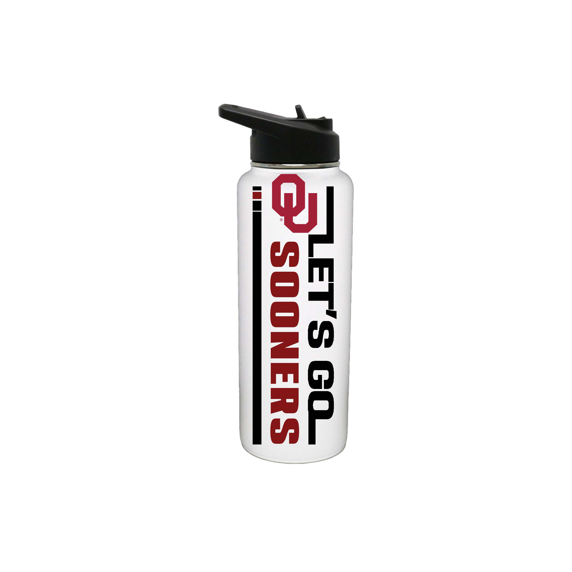 The Memory Company Oklahoma Sooners 34oz. Let's Go Stainless Steel Quencher Bottle