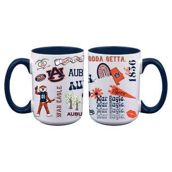 The Memory Company Auburn Tigers Two-Piece 15oz. Loco Coffee Mug Set