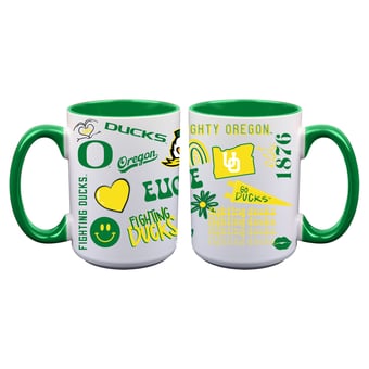 The Memory Company Oregon Ducks Two-Piece 15oz. Loco Coffee Mug Set