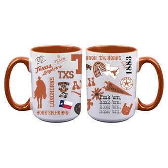 The Memory Company Texas Longhorns Two-Piece 15oz. Loco Coffee Mug Set