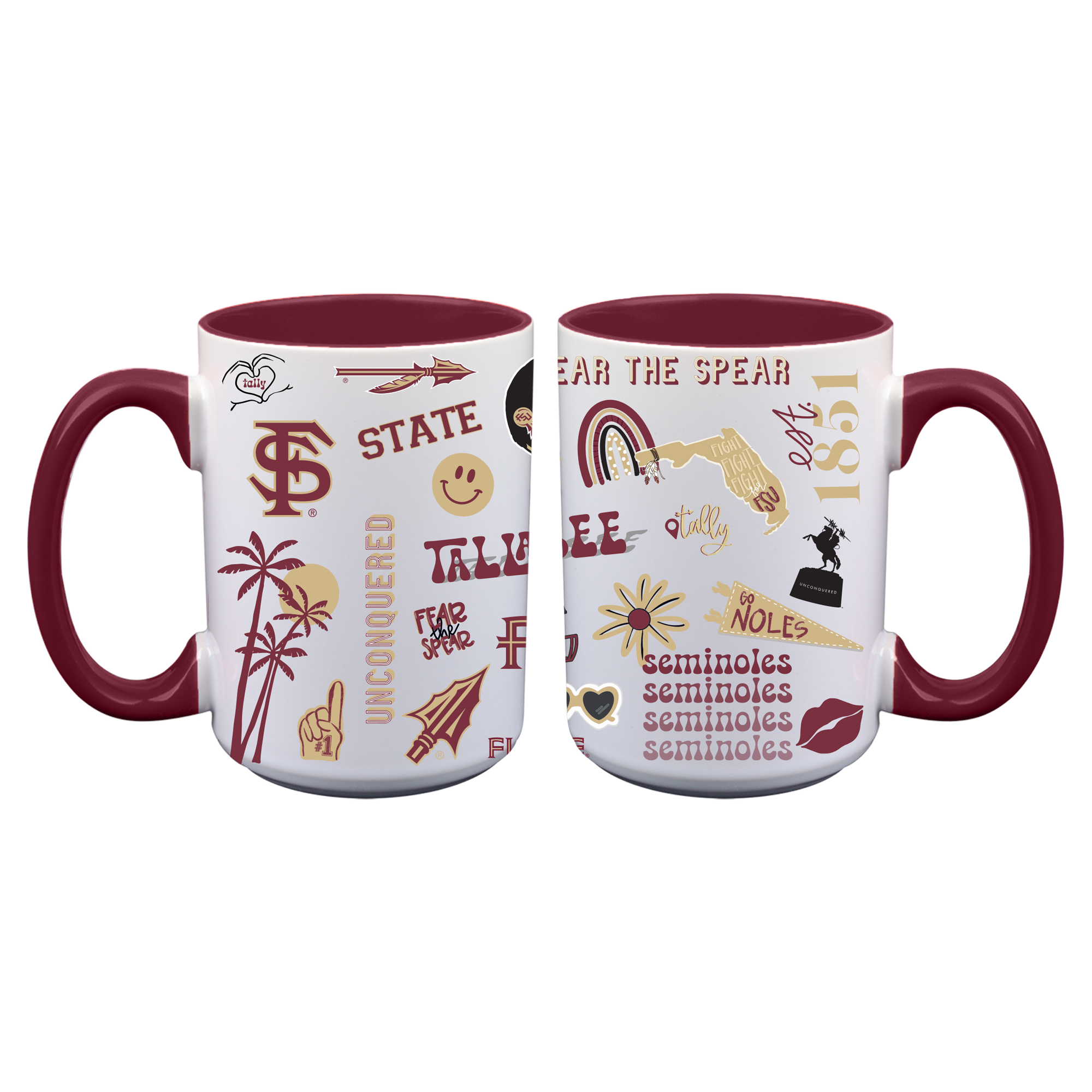 The Memory Company Florida State Seminoles Two-Piece 15oz. Loco Coffee Mug Set