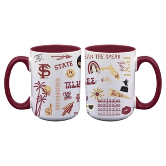 The Memory Company Florida State Seminoles Two-Piece 15oz. Loco Coffee Mug Set