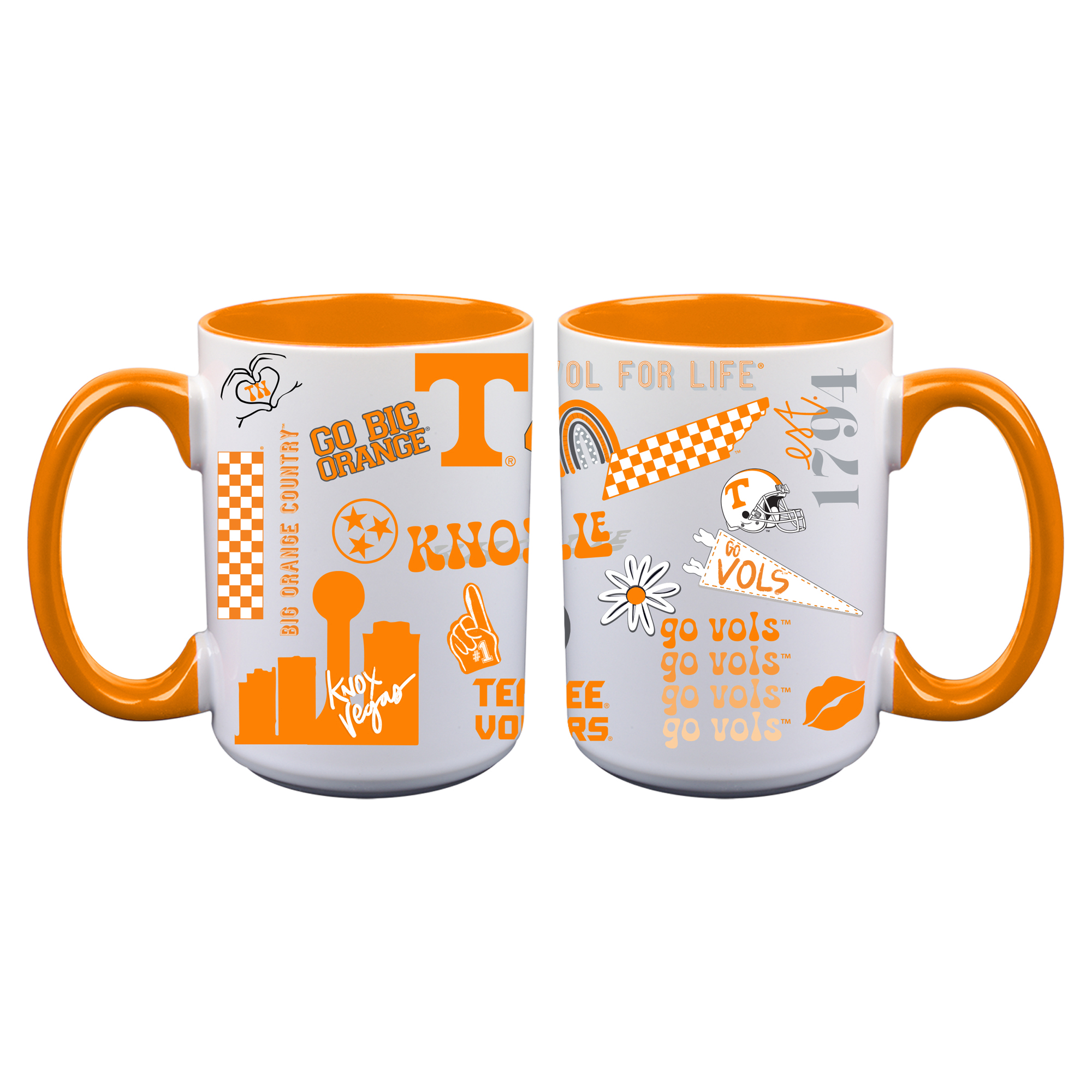 The Memory Company Tennessee Volunteers Two-Piece 15oz. Loco Coffee Mug Set