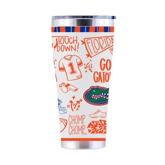 The Memory Company Florida Gators 30oz. Sketchpad Stainless Steel Tumbler