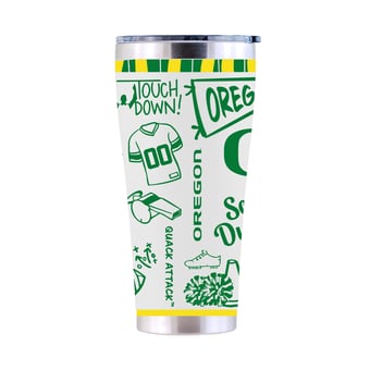 The Memory Company Oregon Ducks 30oz. Sketchpad Stainless Steel Tumbler