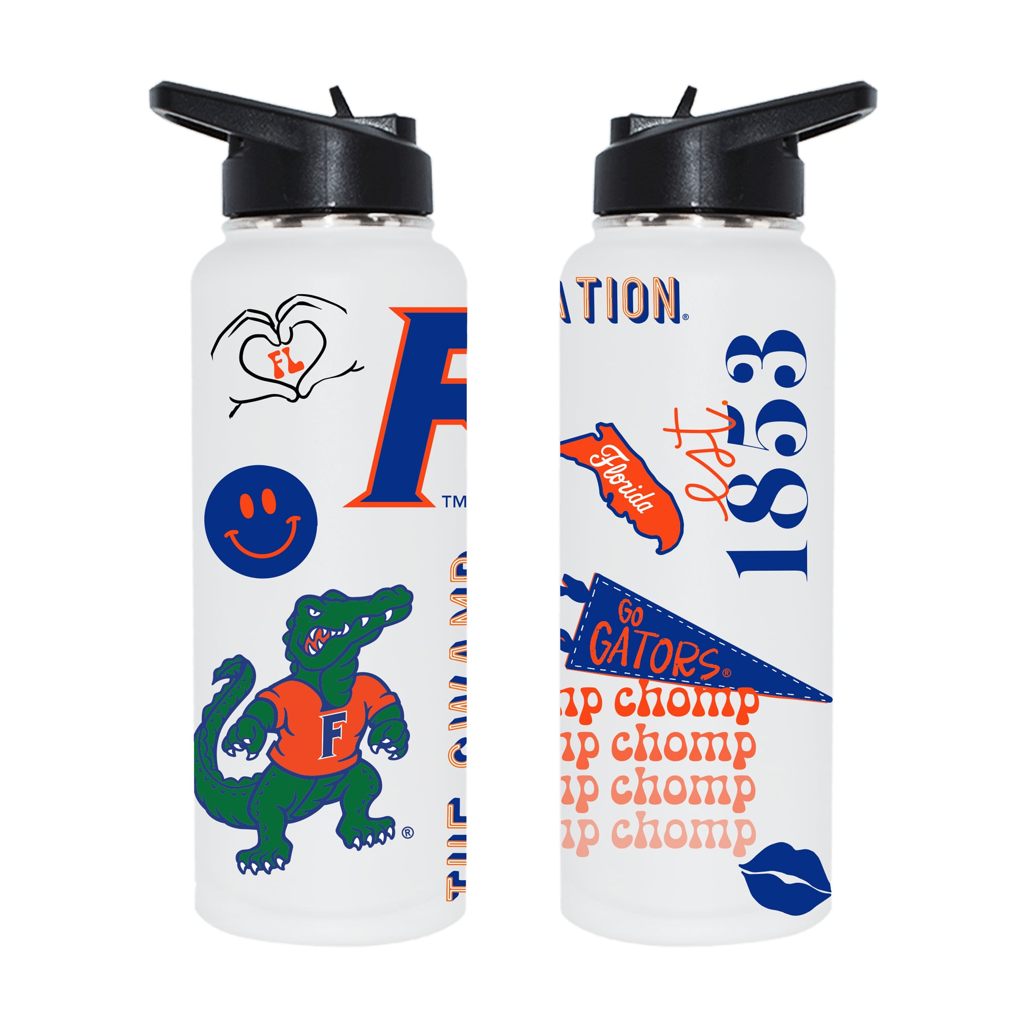 The Memory Company Florida Gators 34oz. Loco Stainless Steel Quencher Bottle