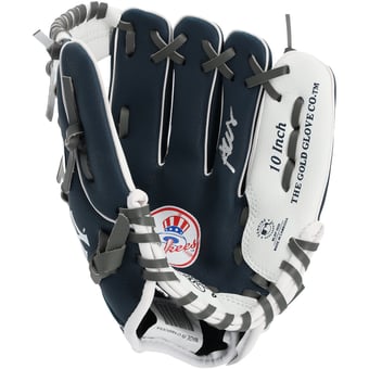 Austin Wells New York Yankees Autographed Rawlings 10" Collectible Team Logo Glove