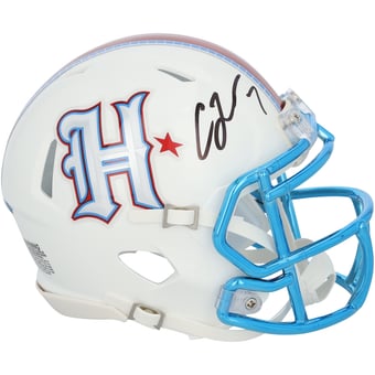 C.J. Stroud Houston Texans Autographed Riddell Rivalry Speed Mini Helmet