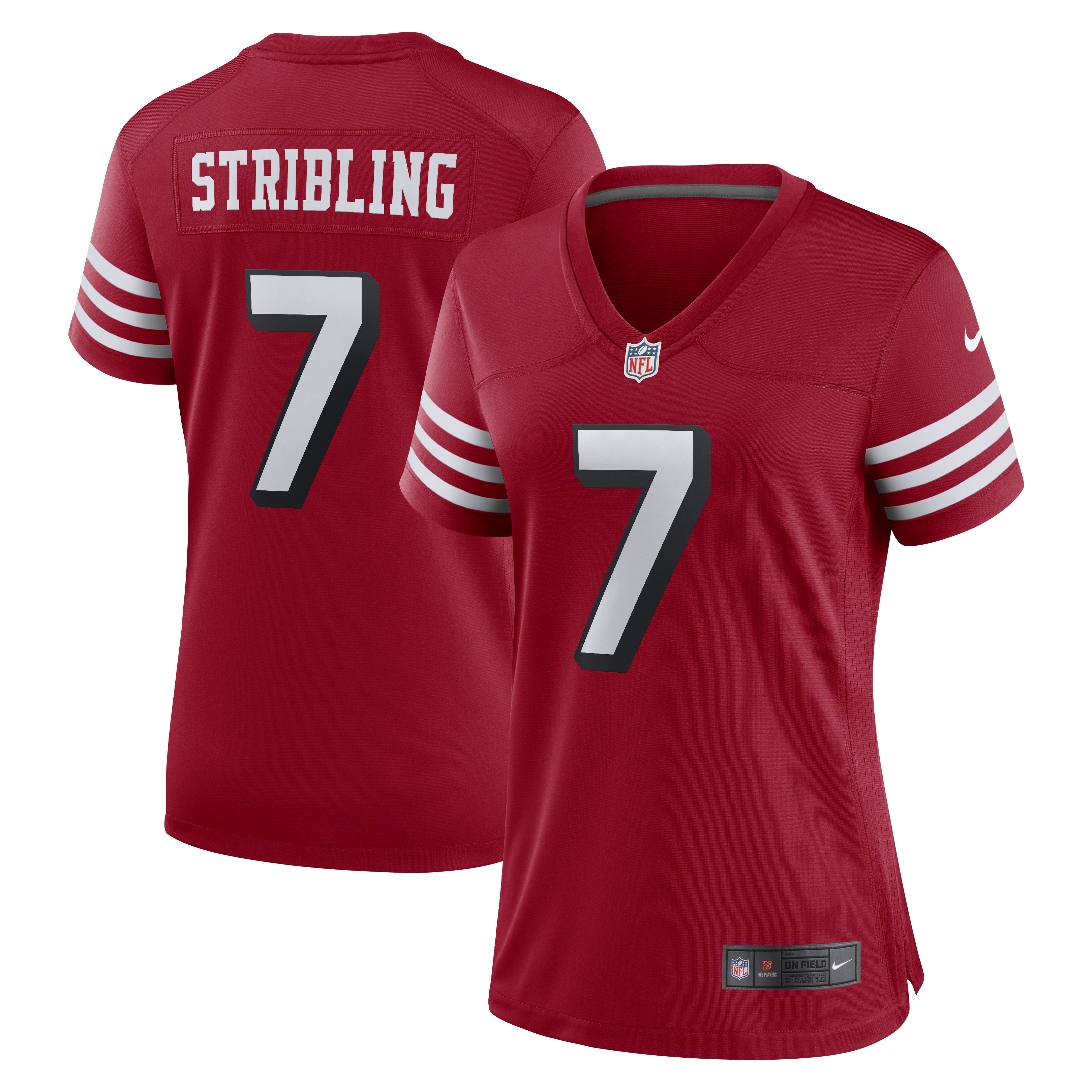 Women's Nike De'Zhaun Stribling Scarlet San Francisco 49ers Alternate Game Jersey