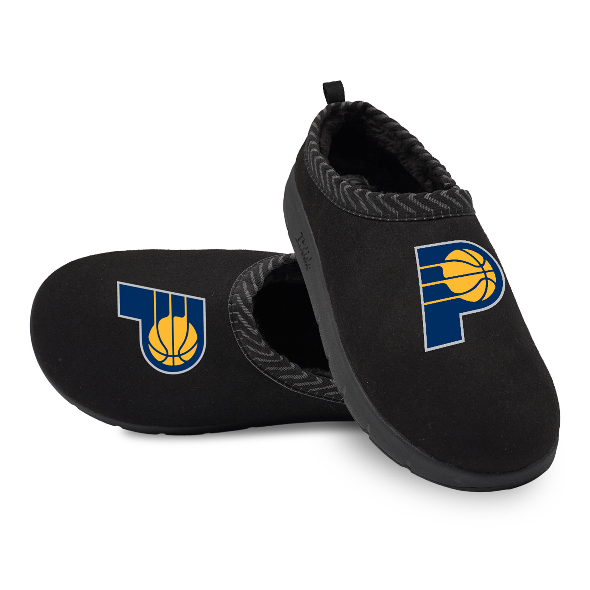Unisex ISlide Black Indiana Pacers Primary Logo Mission Slippers