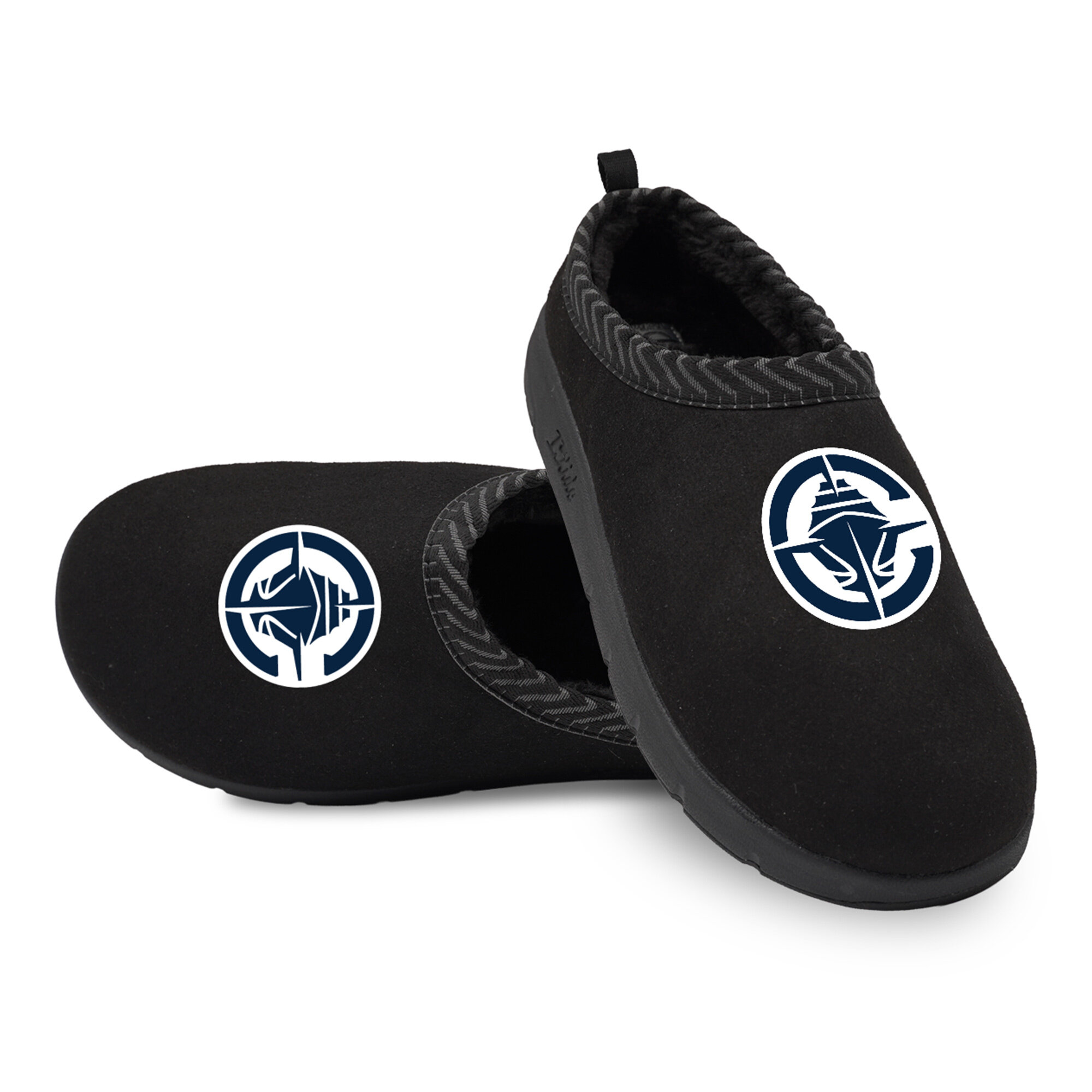 Unisex ISlide Black LA Clippers Primary Logo Mission Slippers