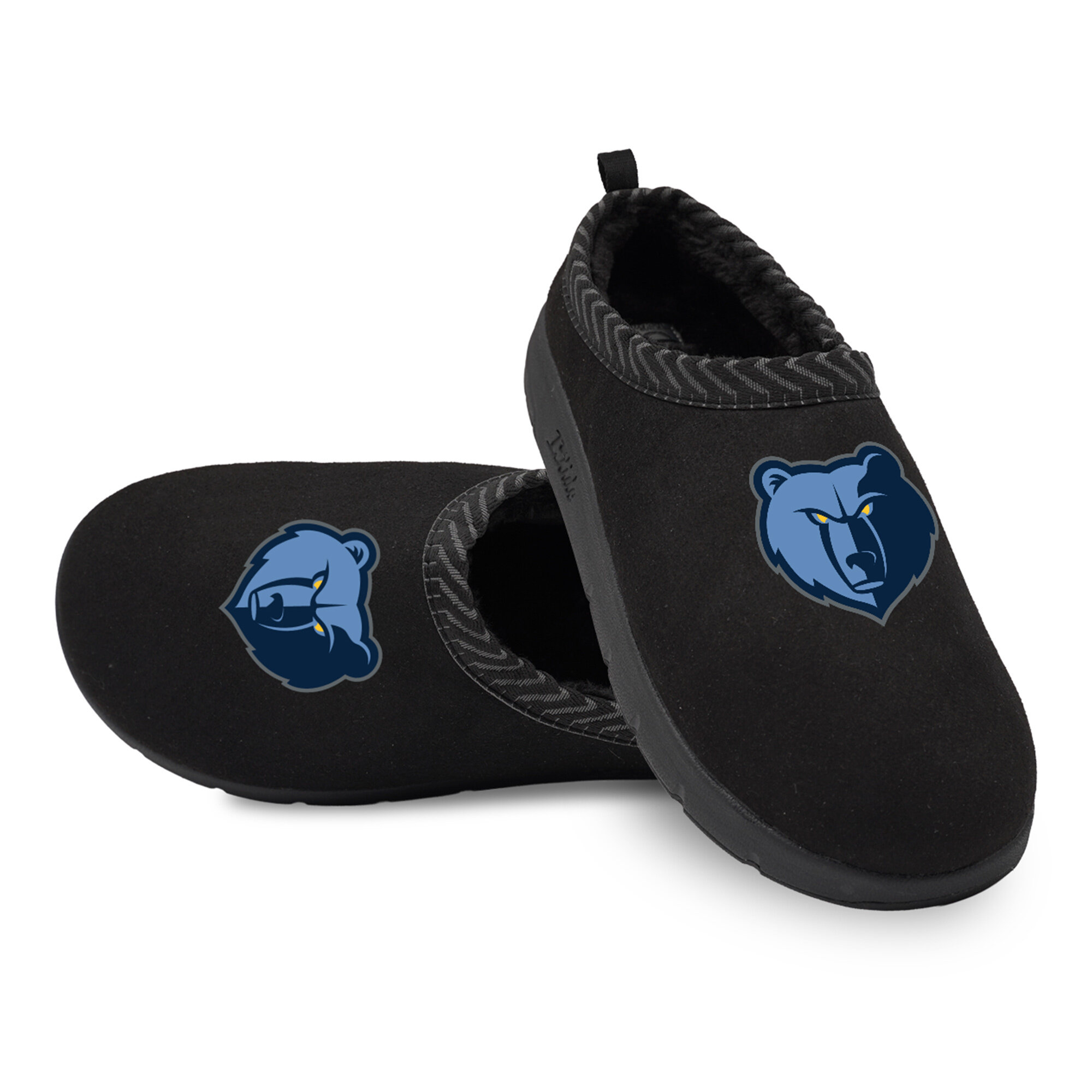 Unisex ISlide Black Memphis Grizzlies Primary Logo Mission Slippers