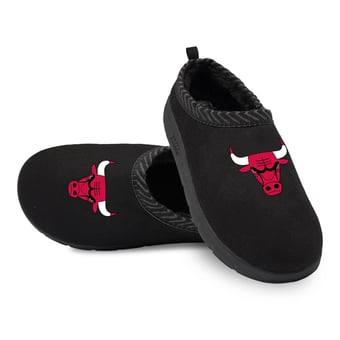 Unisex ISlide Black Chicago Bulls Primary Logo Mission Slippers