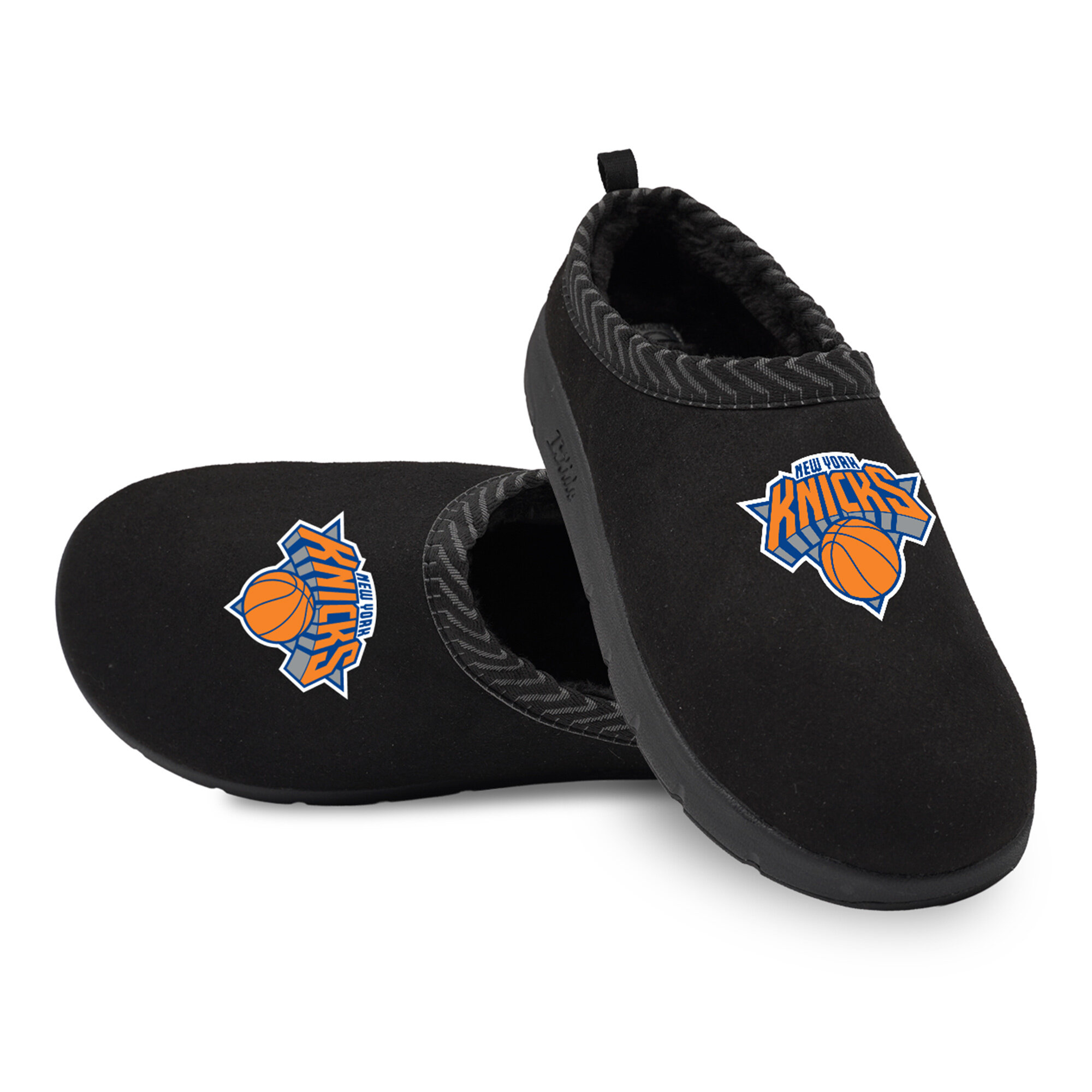 Unisex ISlide Black New York Knicks Primary Logo Mission Slippers