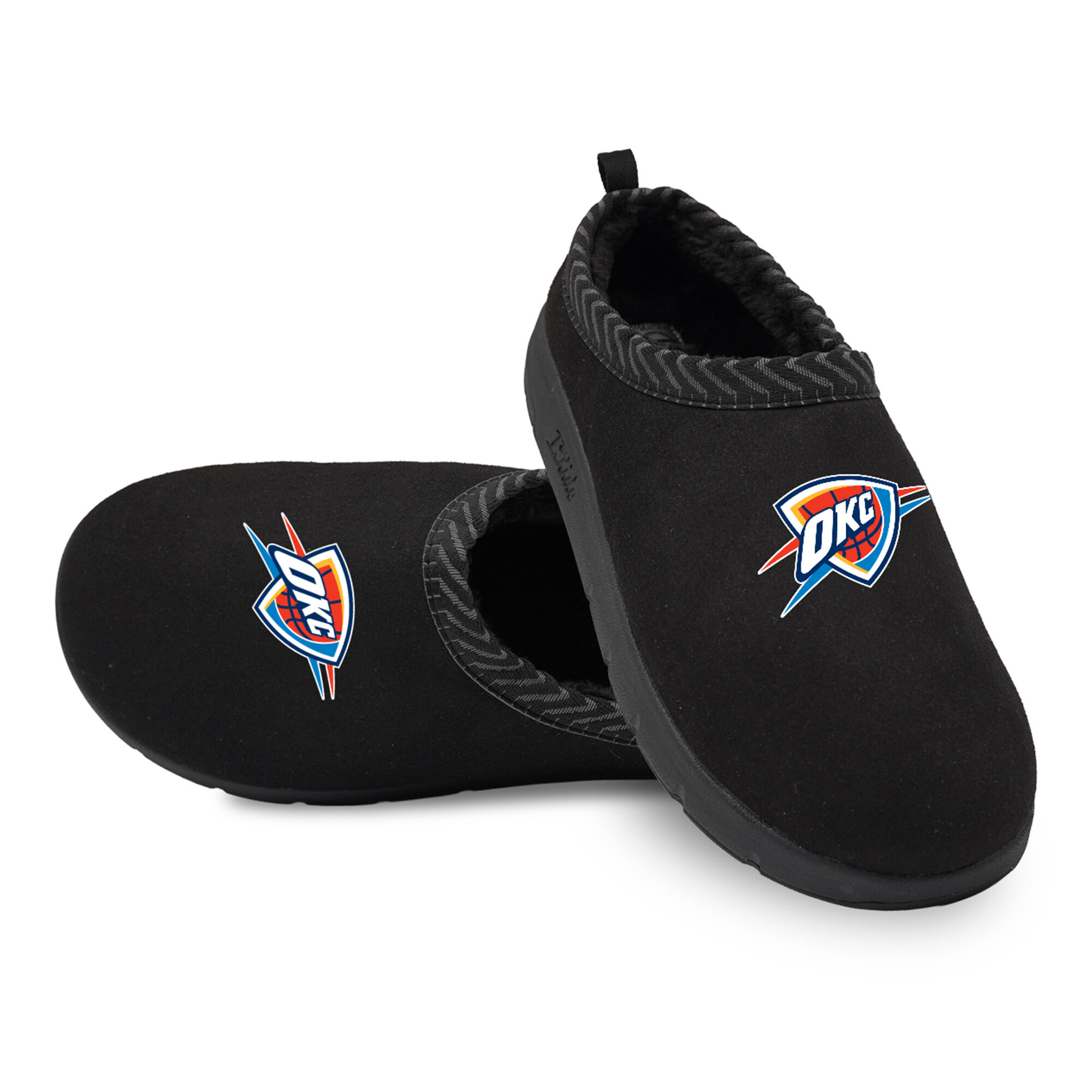 Unisex ISlide Black Oklahoma City Thunder Primary Logo Mission Slippers