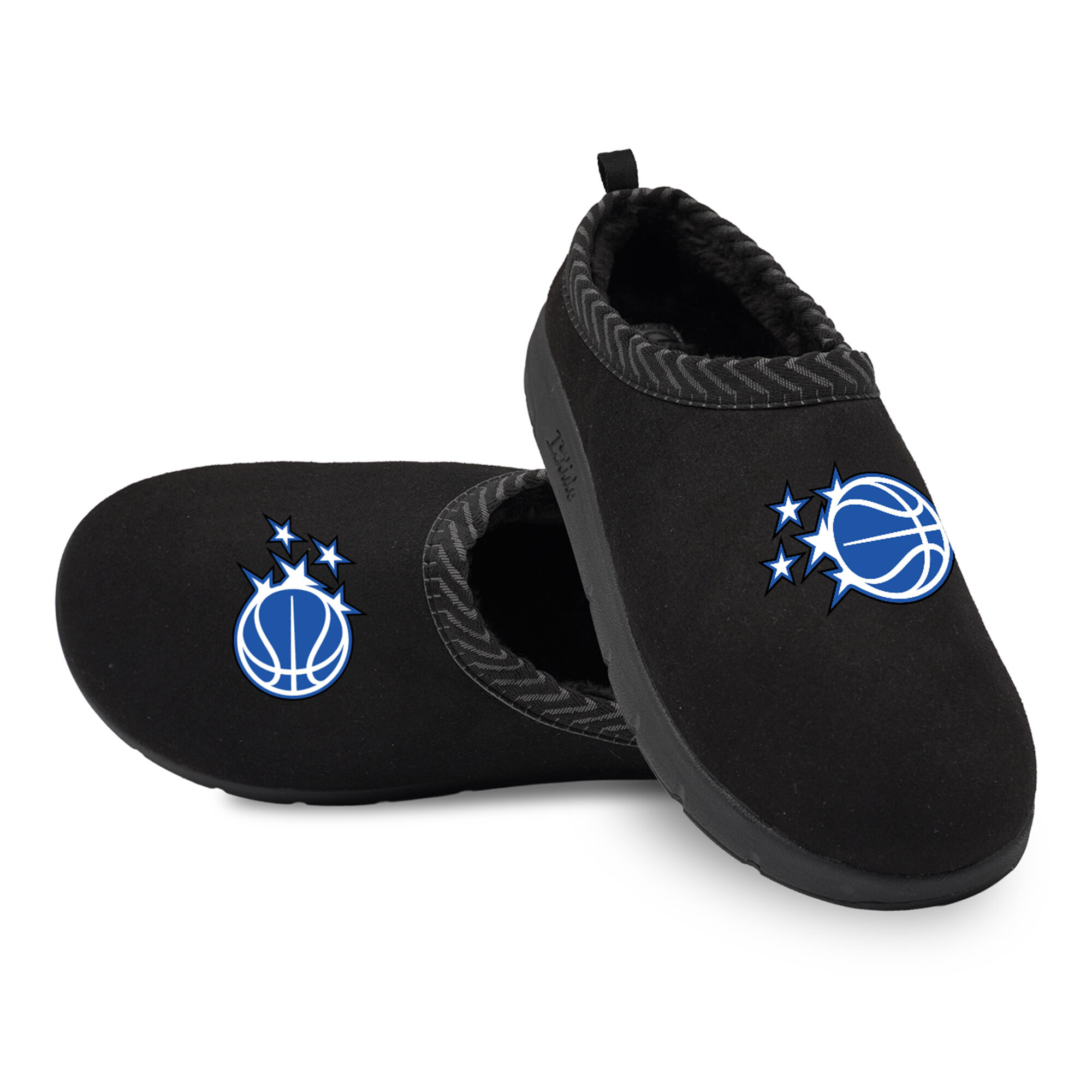 Unisex ISlide Black Orlando Magic Primary Logo Mission Slippers