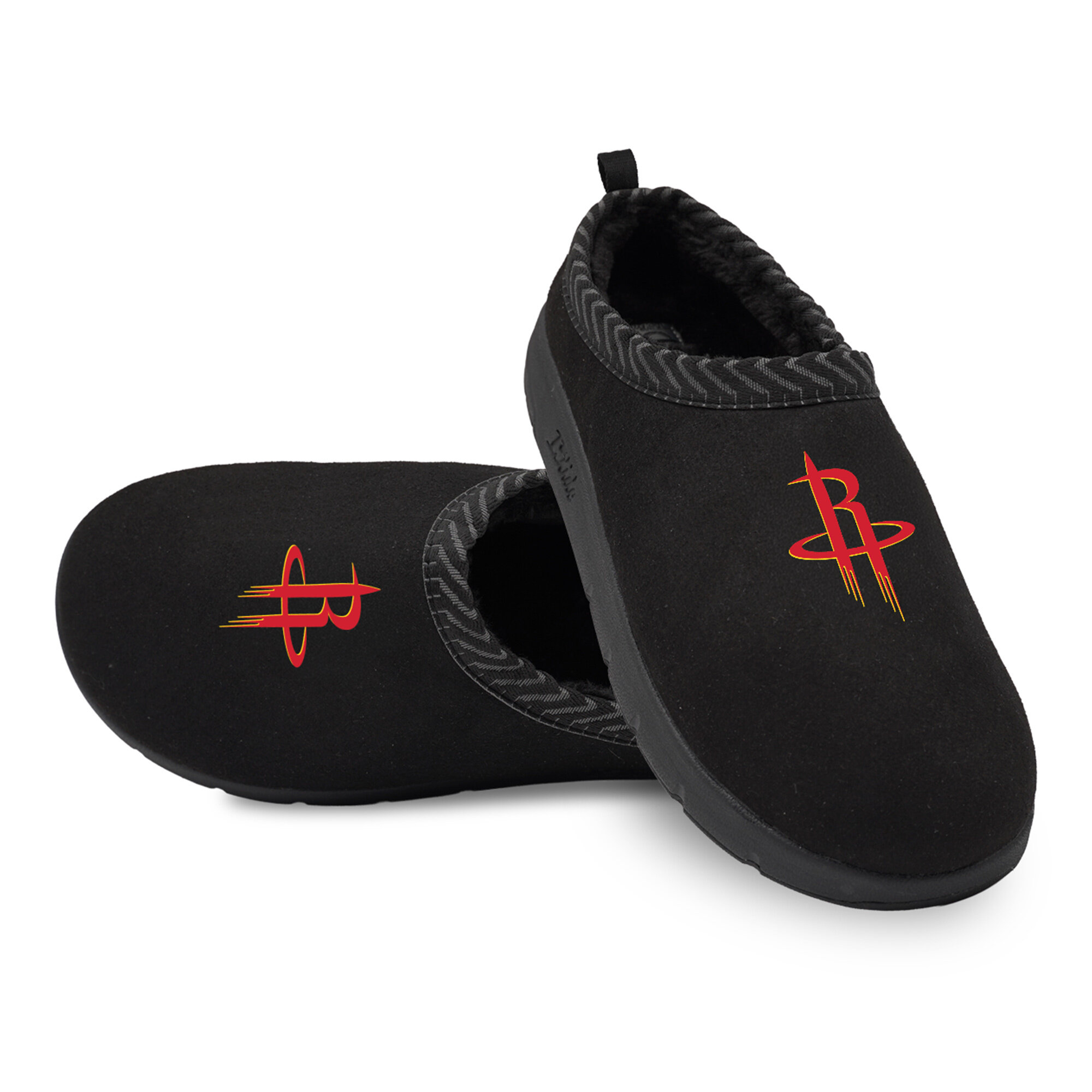 Unisex ISlide Black Houston Rockets Primary Logo Mission Slippers