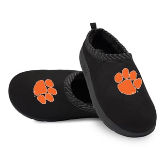 Unisex ISlide Black Clemson Tigers Primary Logo Mission Slippers