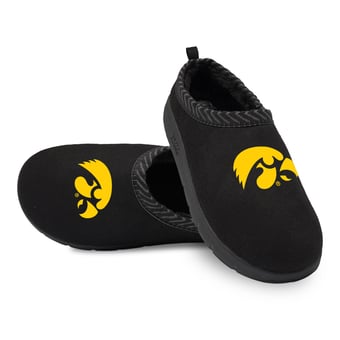 Unisex ISlide Black Iowa Hawkeyes Primary Logo Mission Slippers