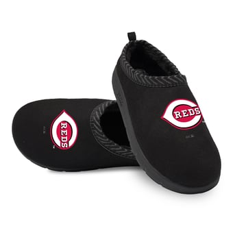 Unisex ISlide Black Cincinnati Reds Primary Logo Mission Slipper