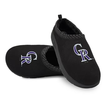 Unisex ISlide Black Colorado Rockies Primary Logo Mission Slipper