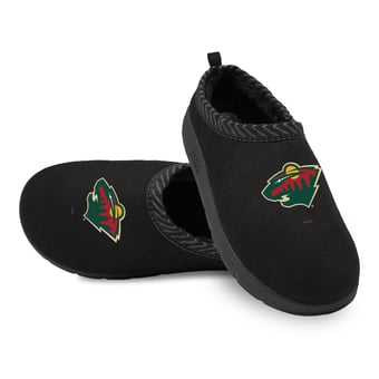 Unisex ISlide Black Minnesota Wild Primary Logo Mission Slipper
