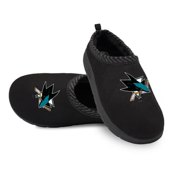 Unisex ISlide Black San Jose Sharks Primary Logo Mission Slipper