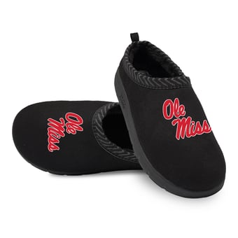 Unisex ISlide Black Ole Miss Rebels Primary Logo Mission Slipper