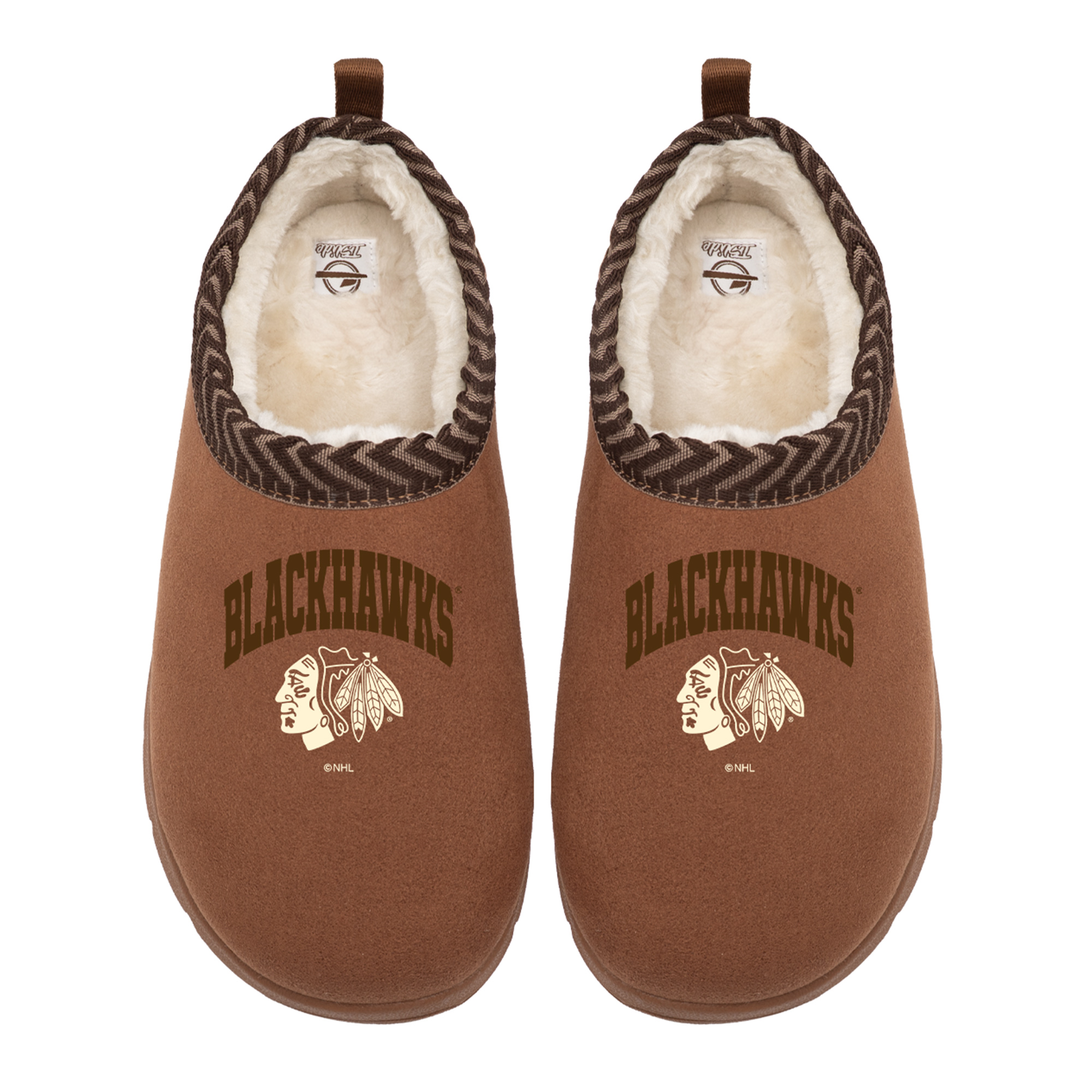 Unisex ISlide Tan Chicago Blackhawks Tonal Pop Mission Slippers Unisex ISlide Tan Chicago Blackhawks Tonal Pop Mission Slippers