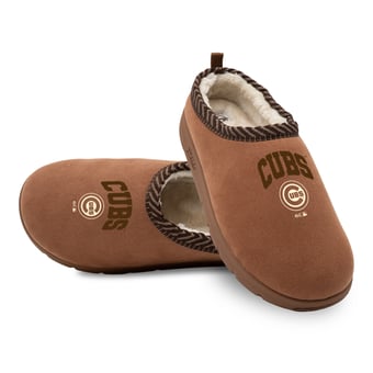 Unisex ISlide Tan Chicago Cubs Tonal Pop Mission Slippers