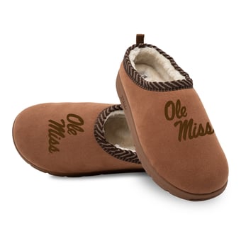 Unisex ISlide Tan Ole Miss Rebels Tonal Logo Mission Slippers
