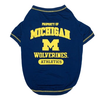 Pets First Michigan Wolverines Pet T-Shirt