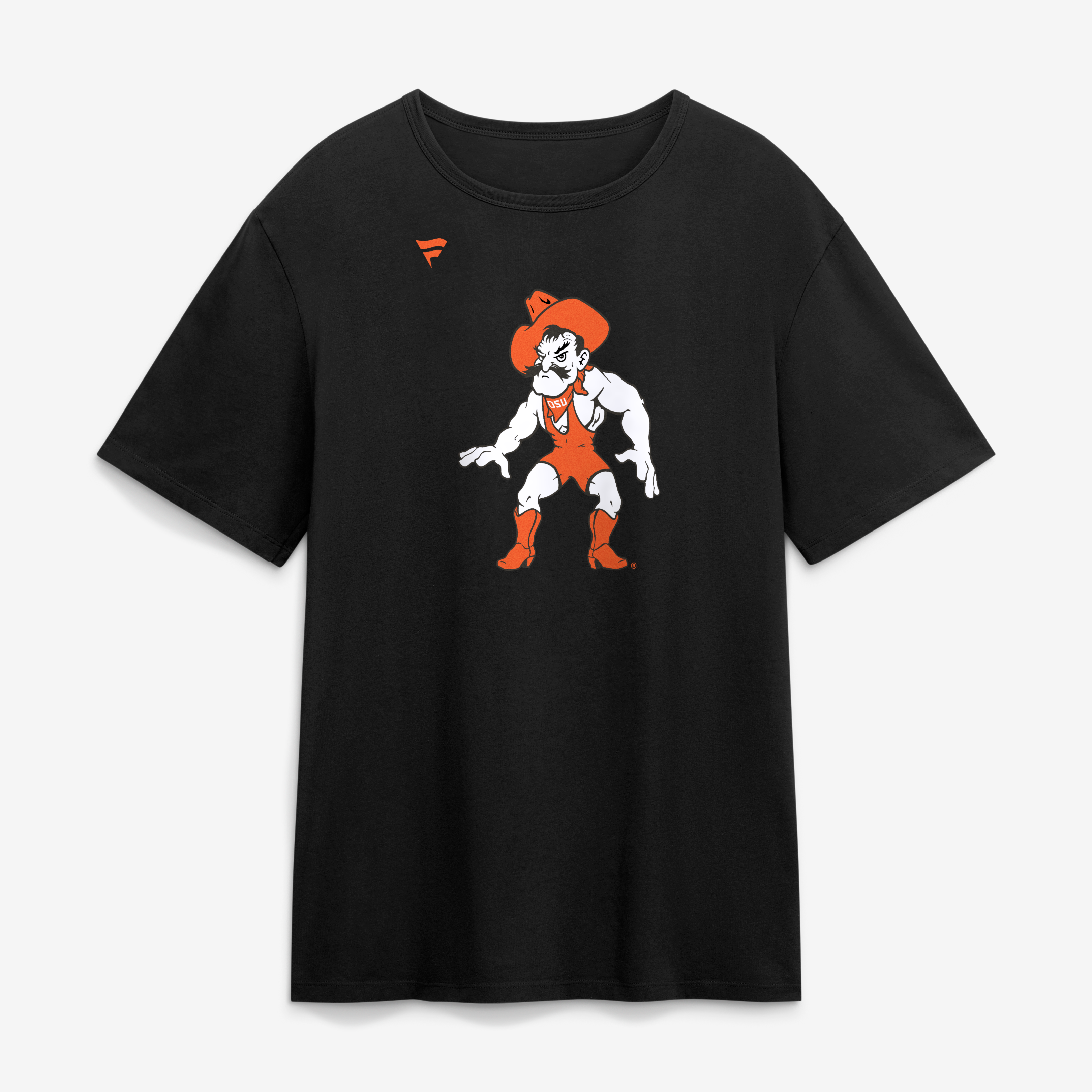 Men's Black Oklahoma State Cowboys Wrestling Pete T-Shirt