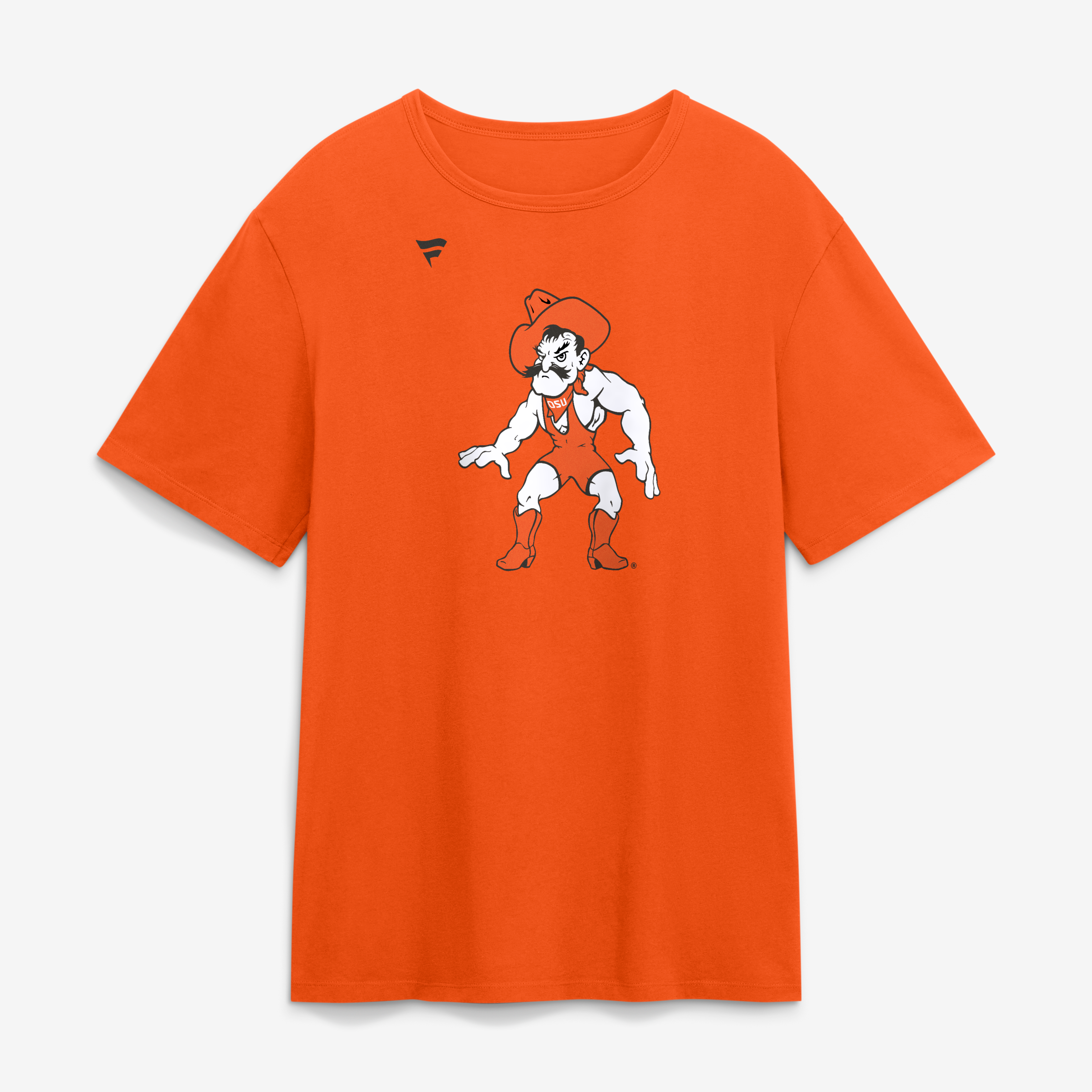 Men's Orange Oklahoma State Cowboys Wrestling Pete T-Shirt