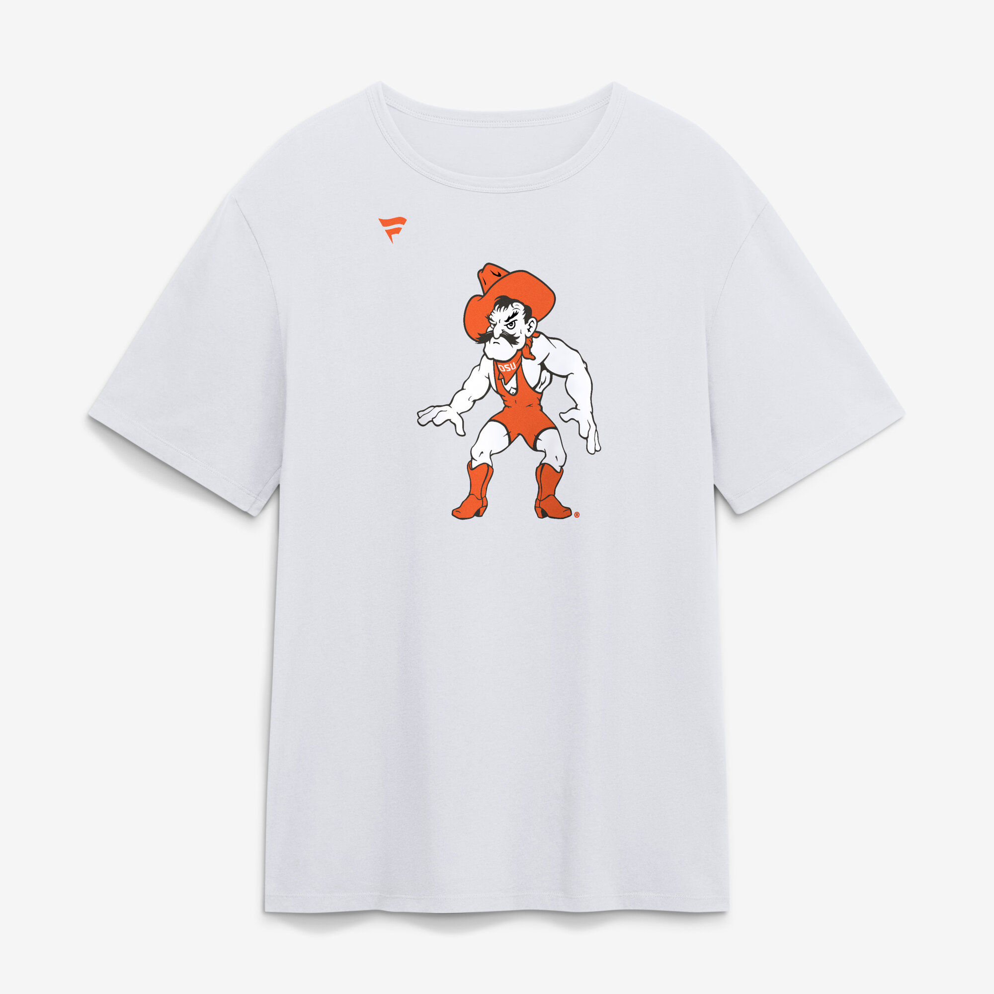 Men's White Oklahoma State Cowboys Wrestling Pete T-Shirt