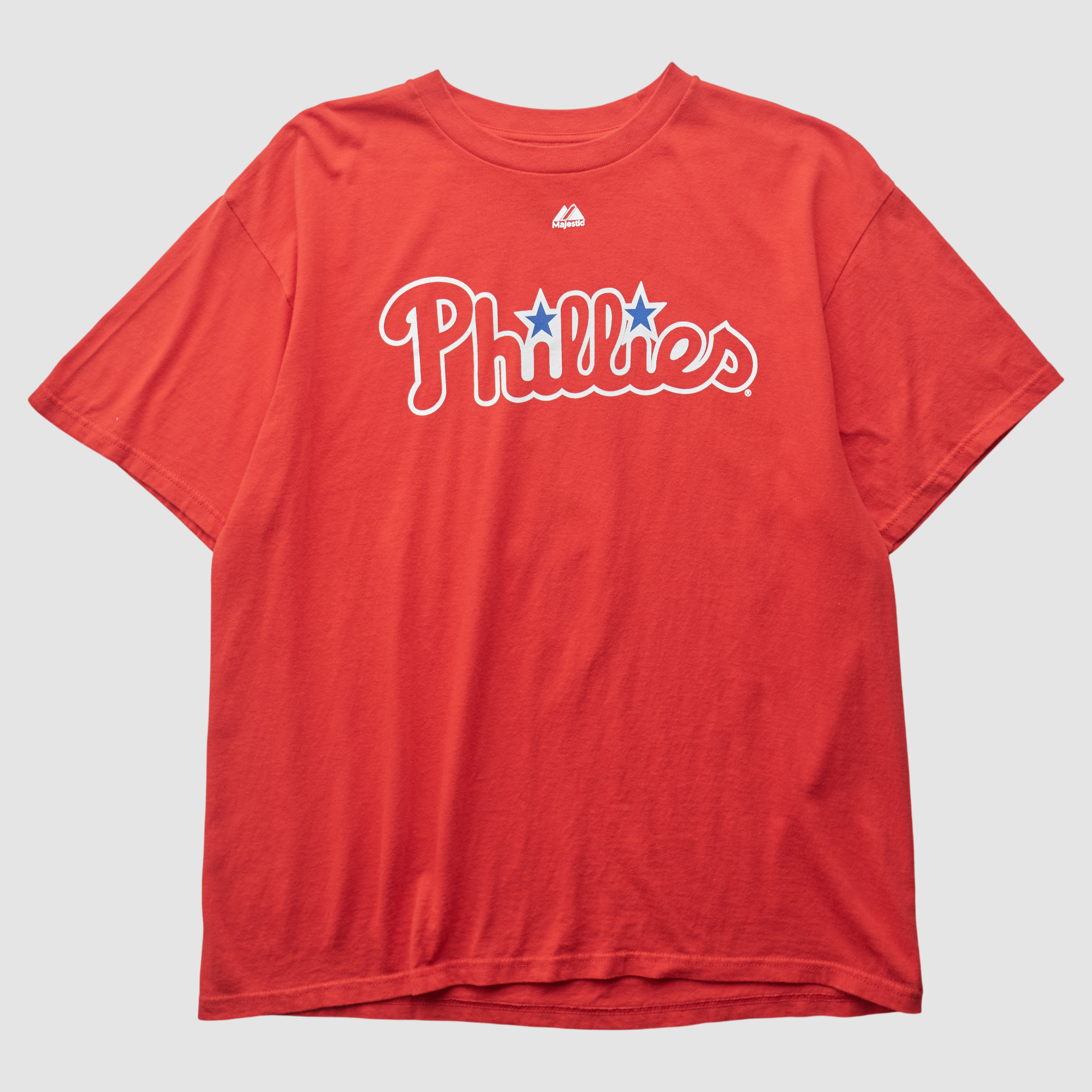Philadelphia Phillies Majestic 2010s T-shirt – Red – L by Fanatics Real Vintage Philadelphia Phillies Majestic 2010s T-shirt – Red – L by Fanatics Real Vintage