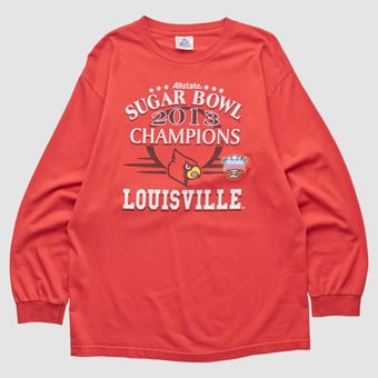 Sugar Bowl Tri-Lake Sportswear 2013 Long Sleeve T-shirt - Red - S by Fanatics Real Vintage