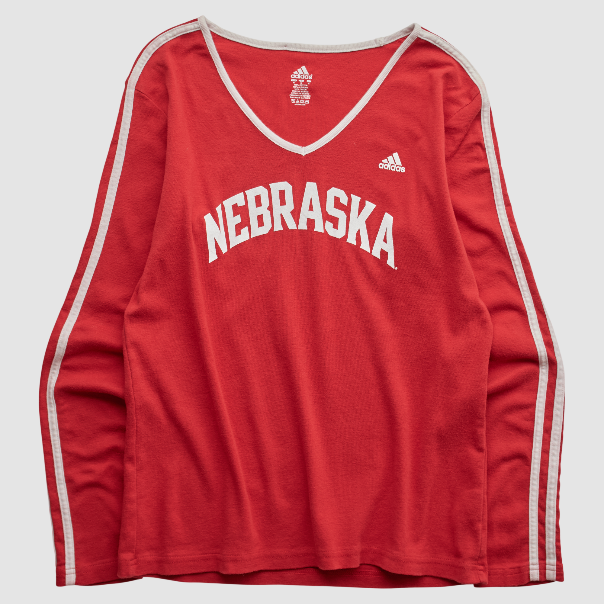 Nebraska Huskers Adidas 2010s Long Sleeve T-shirt – Red – M by Fanatics Real Vintage Nebraska Huskers Adidas 2010s Long Sleeve T-shirt – Red – M by Fanatics Real Vintage