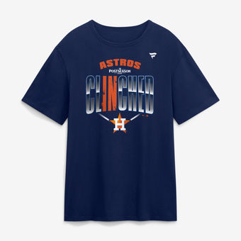 Men's Navy Houston Astros 2026 MLB Postseason Locker Room T-Shirt