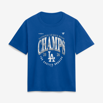 Women's Royal Los Angeles Dodgers 2026 NL West Division Champions T-Shirt