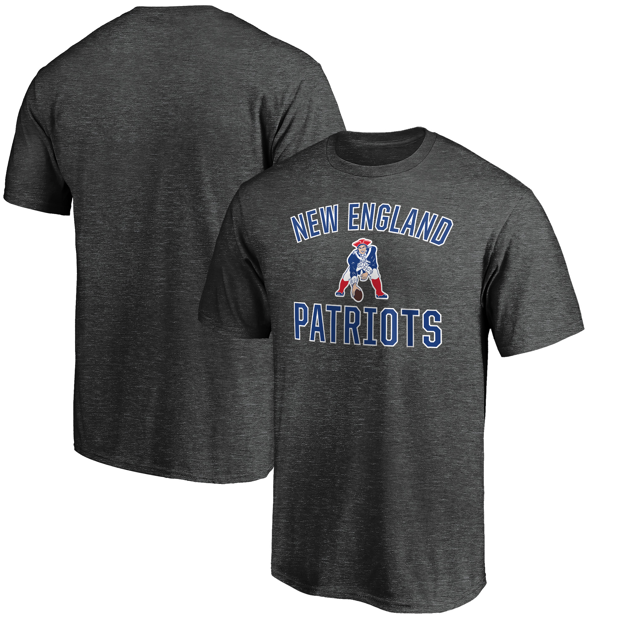 Fanatics Men's Charcoal New England Patriots Victory Arch T-Shirt - Charcoal