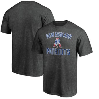 Men's Fanatics Charcoal New England Patriots Victory Arch T-Shirt