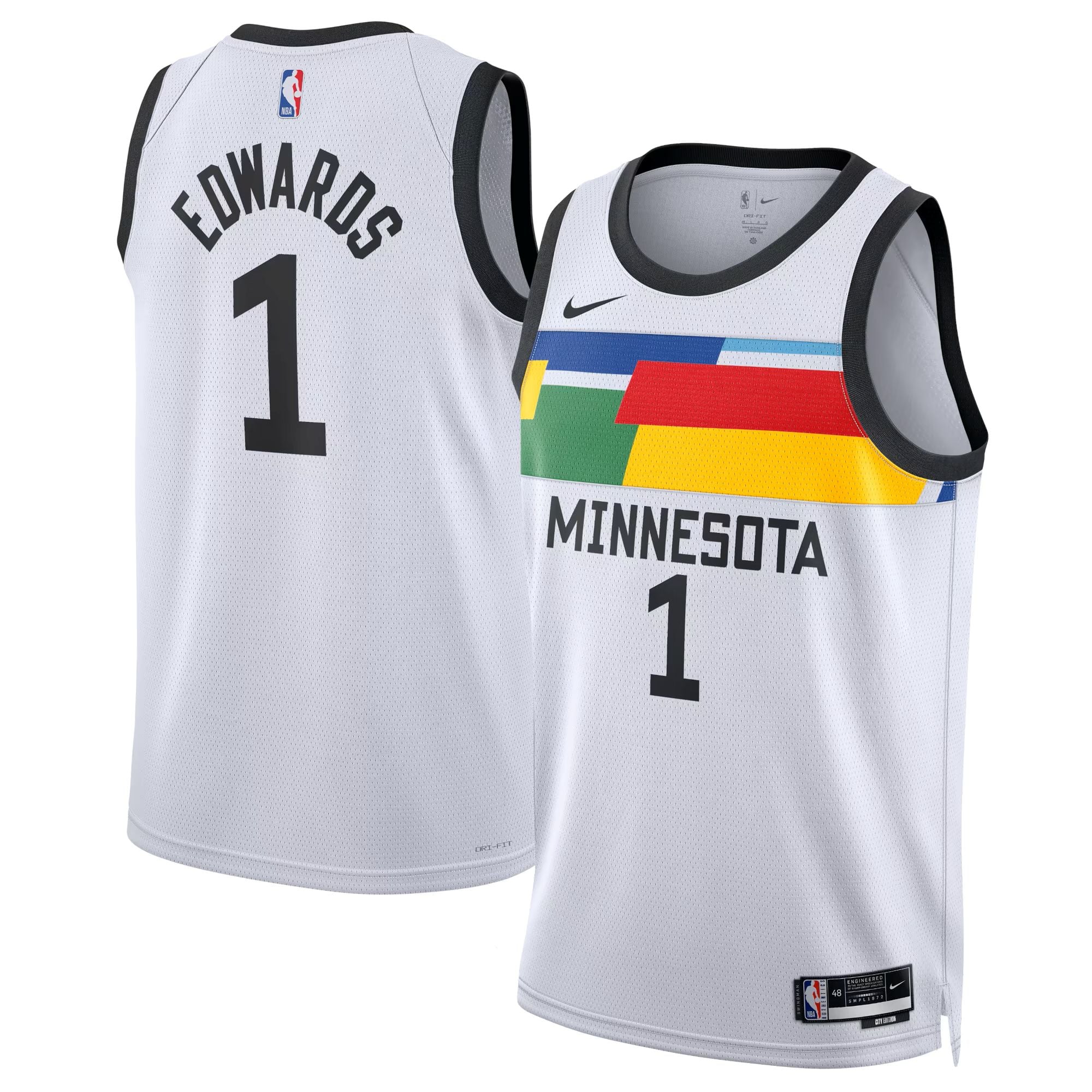Camiseta Nike City Edition Swingman de los Minnesota Timberwolves 2022-23 - Anthony Edwards - Unisex