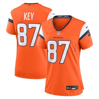 Women's Nike Dane Key Orange Denver Broncos Team Game Jersey